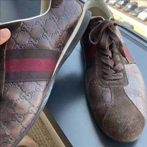 Gucci suede men sneaker